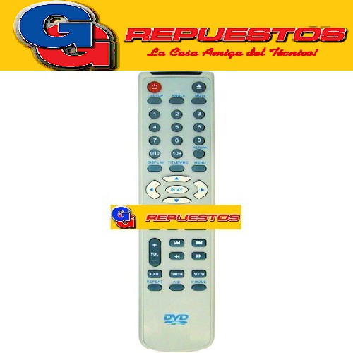 CONTROL REMOTO DVD NOBLEX/SANYO/PHILCO D824 (2764)