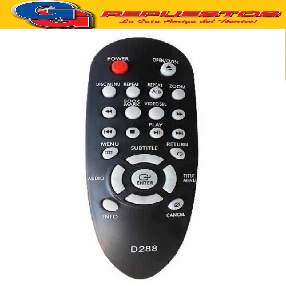 CONTROL REMOTO DVD COMPATIBLE CON SAMSUNG D866 DVD866 3579