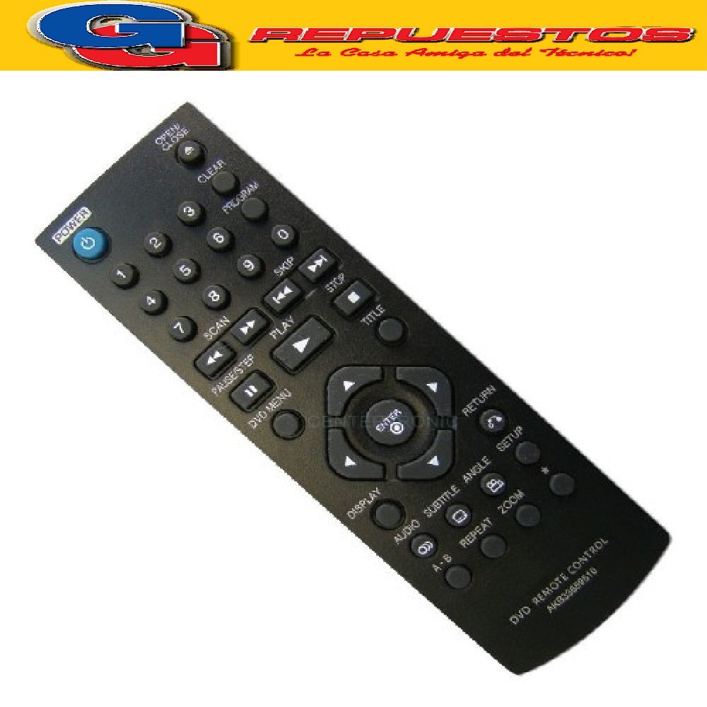 CONTROL REMOTO DVD LG D869 (3553)