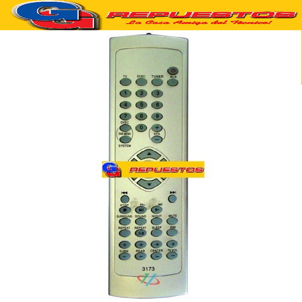 CONTROL REMOTO DVD HOME PHILIPS D855 (3173)