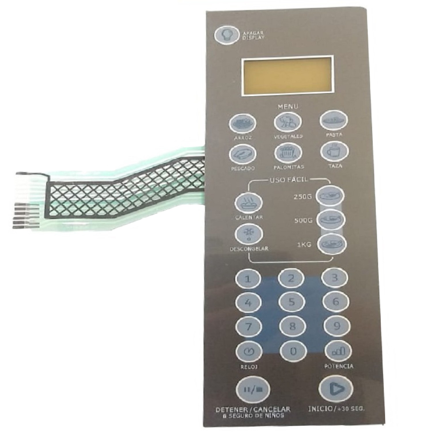 TECLADO MICROONDAS MD252 WHIRLPOOL WMS20CS