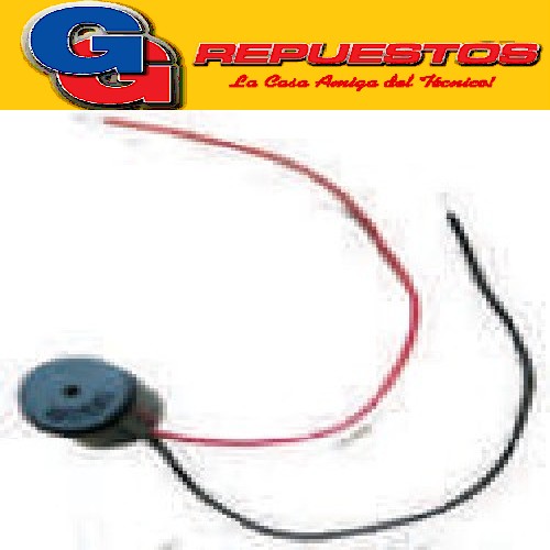 BUZZER EXTERIOR 12 PLASTICO MINI C/CABLE