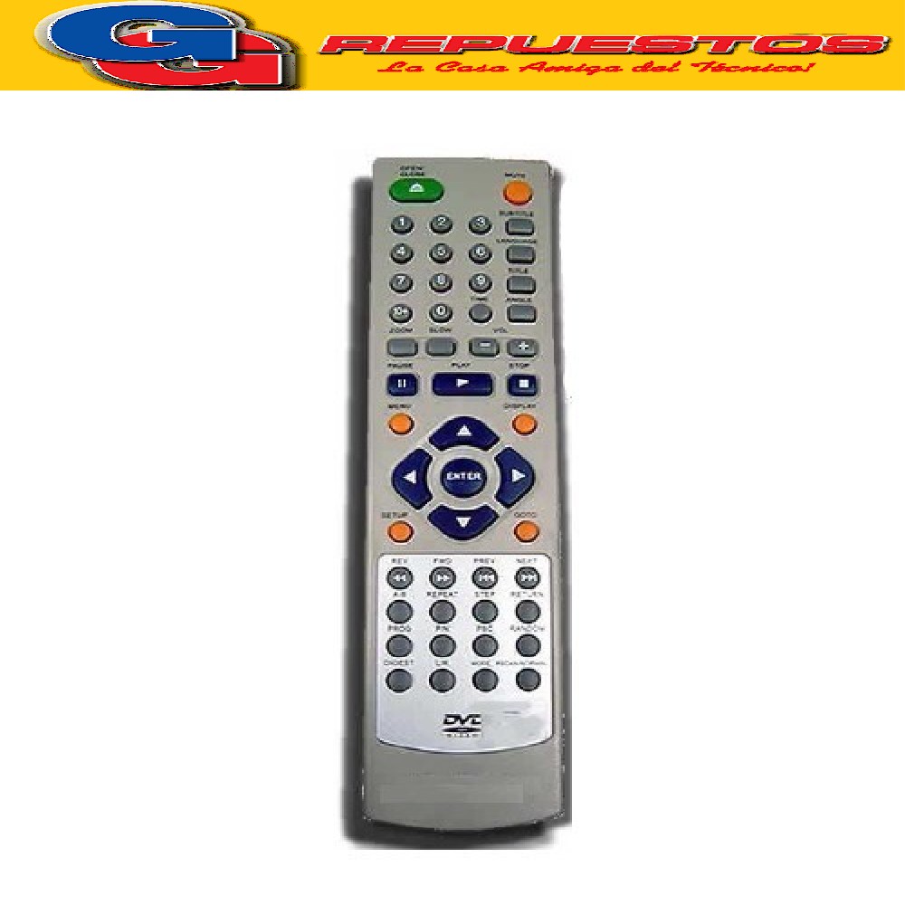 CONTROL REMOTO DVD DVD803 ADMIRAL - GLOBAL HOME (2758)