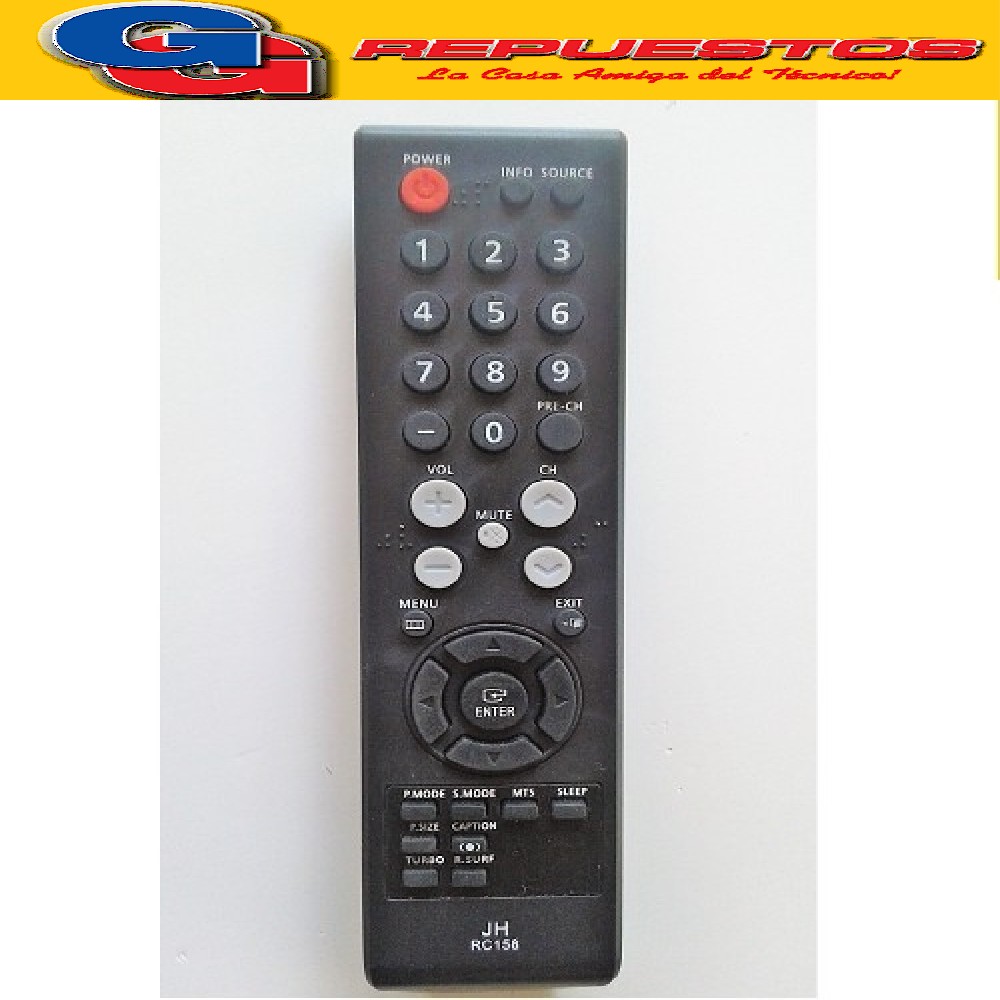 CONTROL REMOTO TV COMPATIBLE CON SAMSUNG SAM29 (2967) ANDA T AMBIEN EN ALGUNOS REGENCY