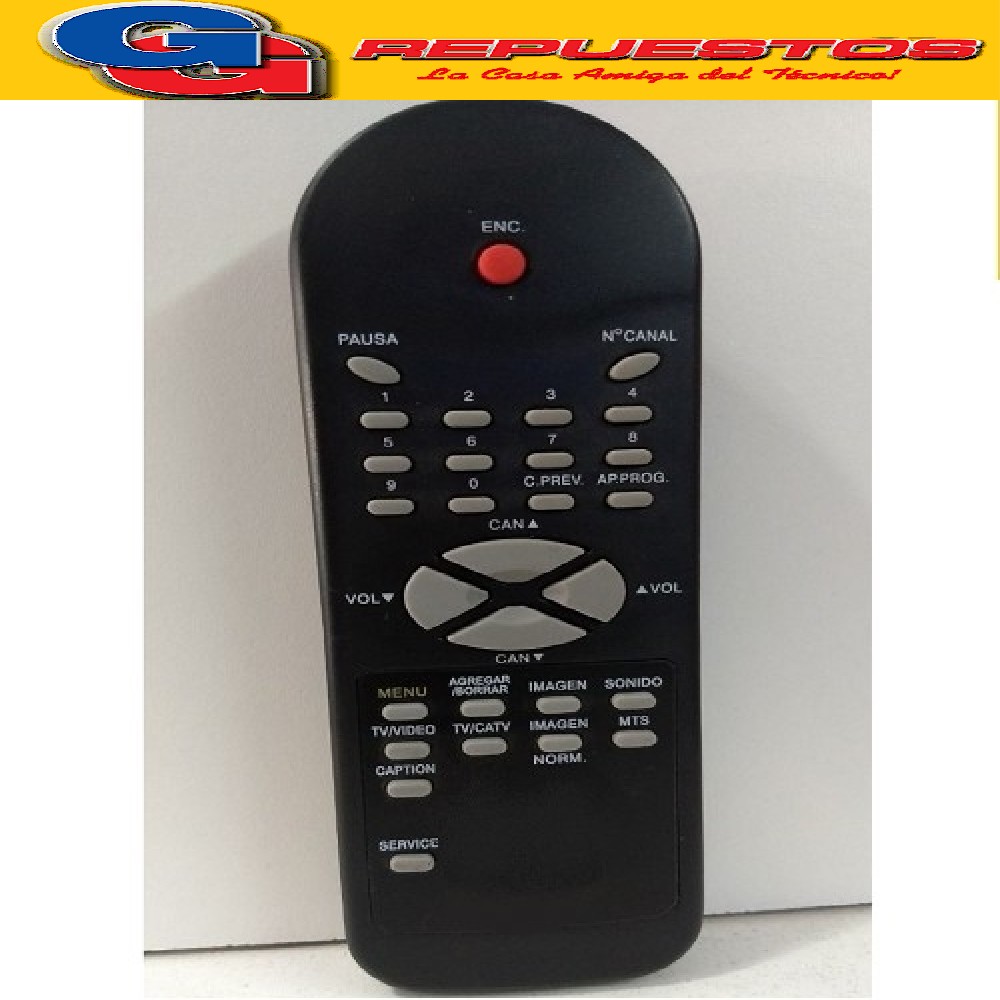 CONTROL REMOTO TVNOBLEX  CROWN MUSTANG RC105-15 2781 AURORA