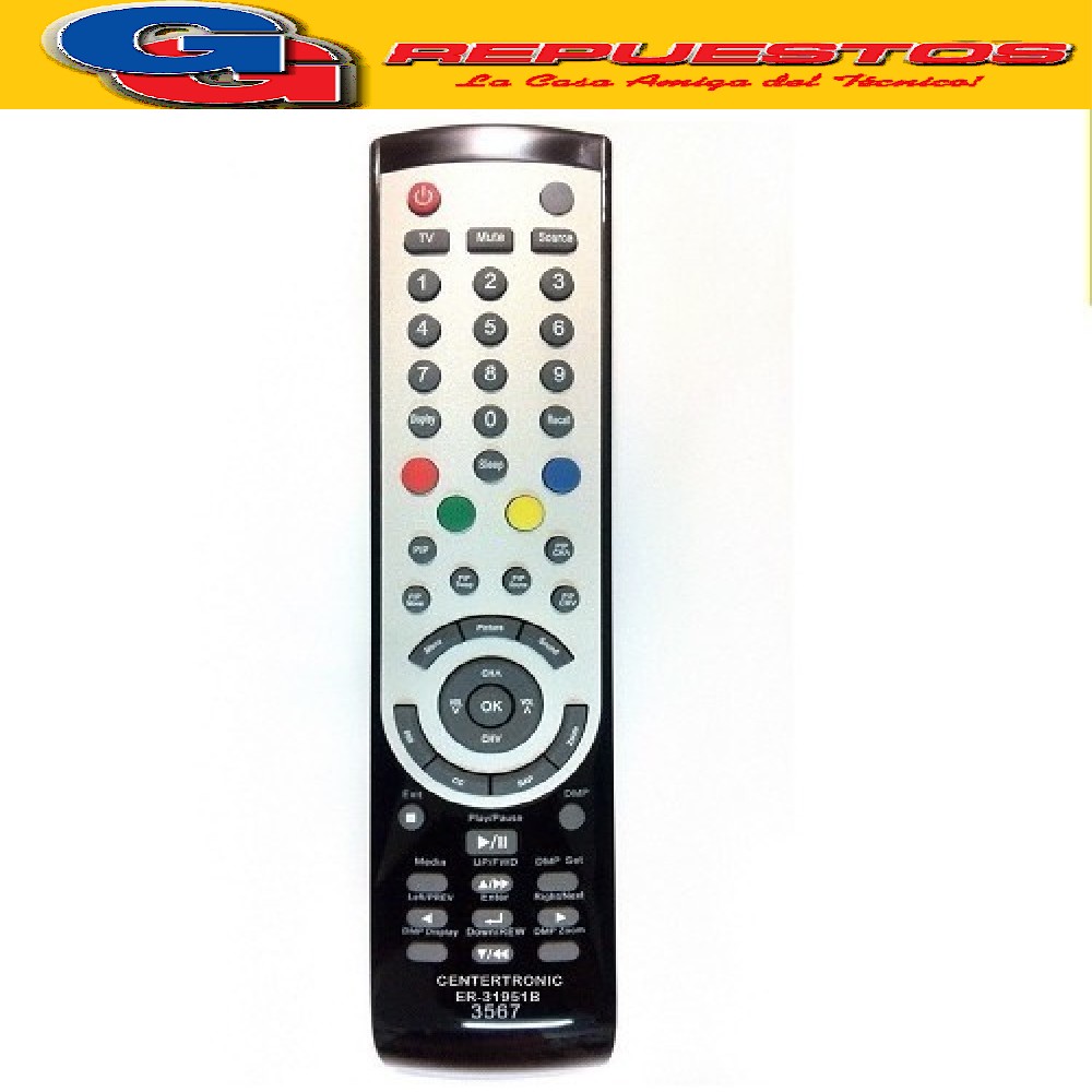CONTROL REMOTO LCD BGH/TELEFUNKEN R6567 (3567)