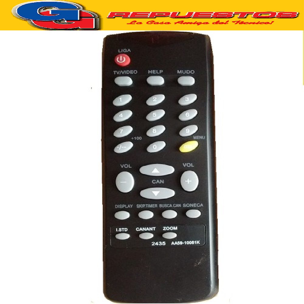 CONTROL REMOTO TV COMPATIBLE CON SAMSUNG  AA59-10081K (AA59- 81K) 2435