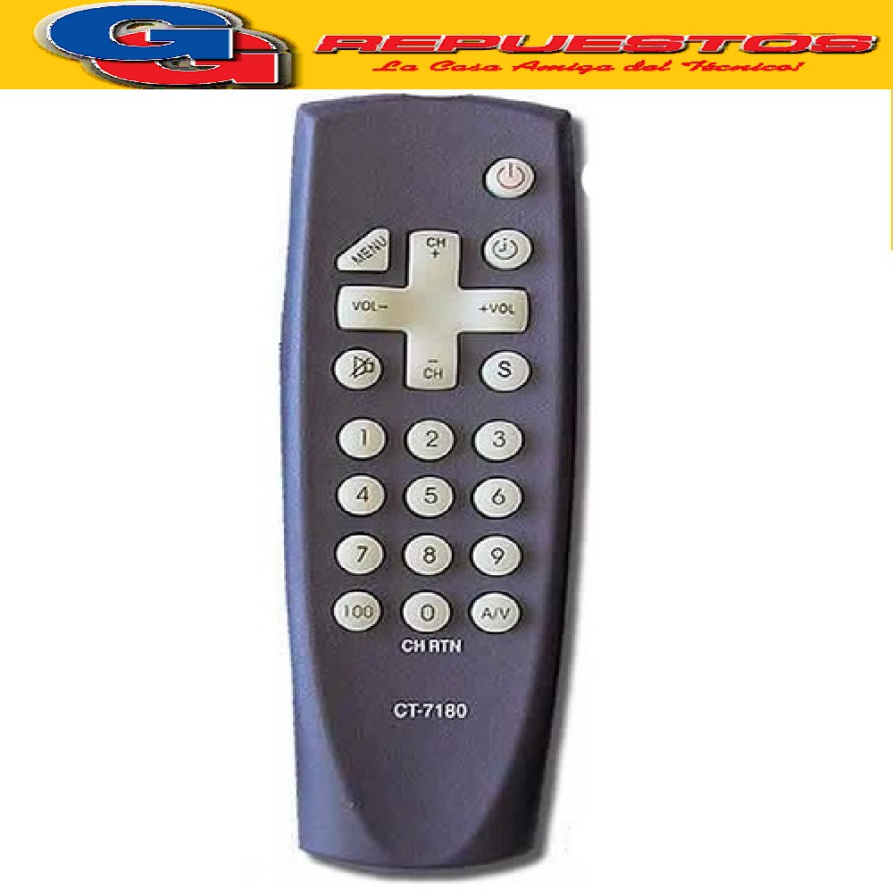 CONTROL REMOTO TV TOSHIBA NUEVO (2876) CT7140