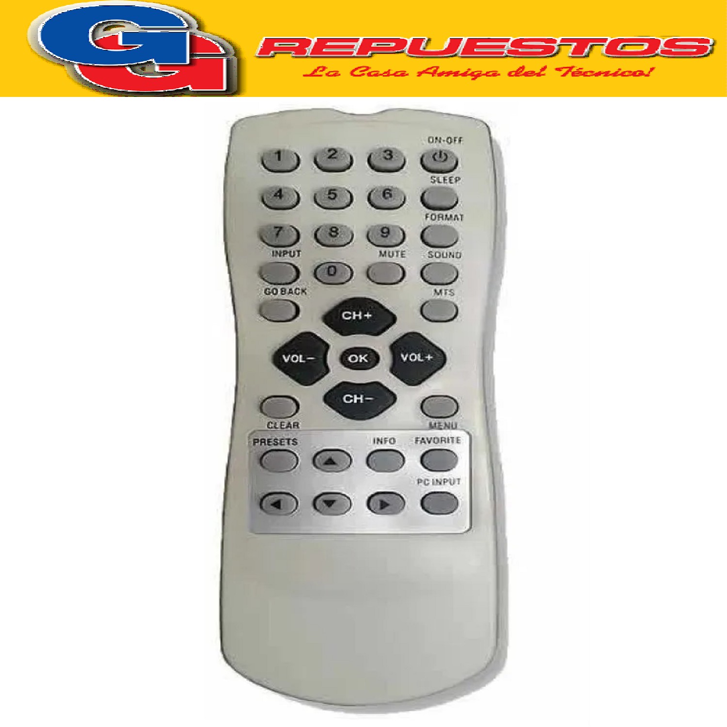 CONTROL REMOTO LCD TCL-RCA 3534 R6534