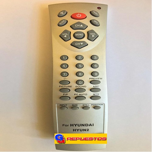 CONTROL REMOTO TV HYUNDAI (3115)