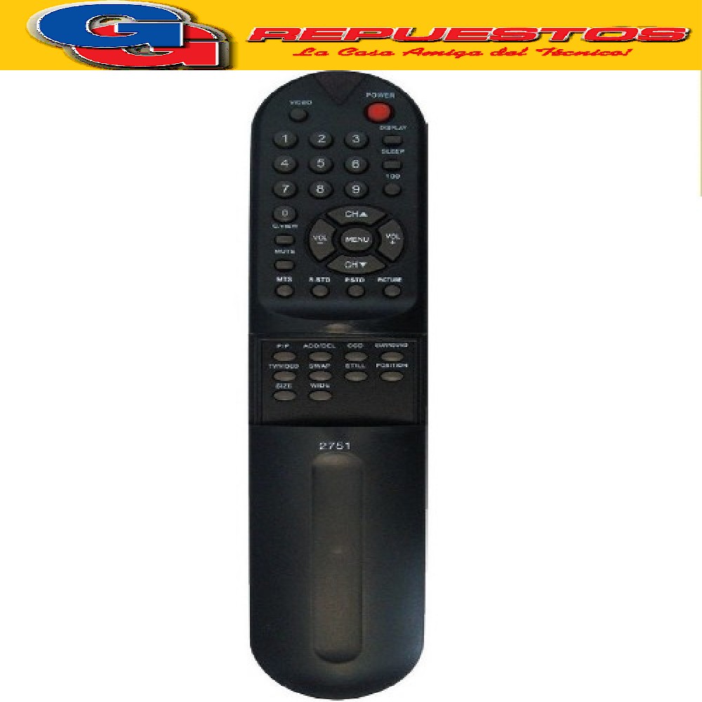 CONTROL REMOTO TV ADMIRAL MP-1355 (ORIGINAL) GRANDE RD3500 2 751
