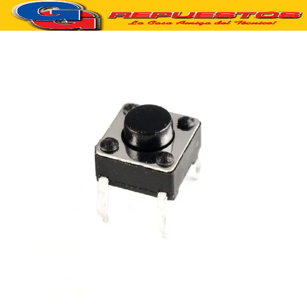 MICROSWITCH TSC4 TACT SWITCH 4 PATAS 6x6 CUADRADO.3mm