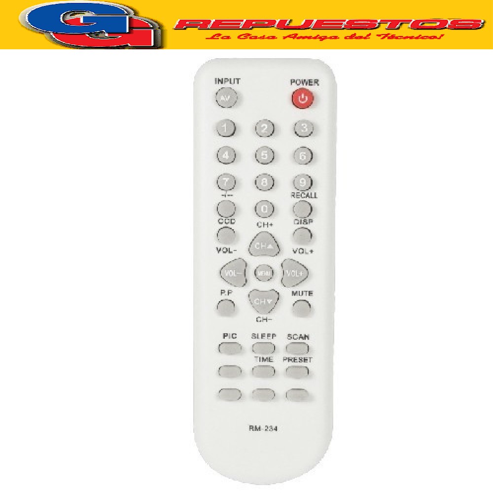 CONTROL REMOTO TV COMPATIBLE CON PHILCO DAEWO 3126 R48C04 R-48C04