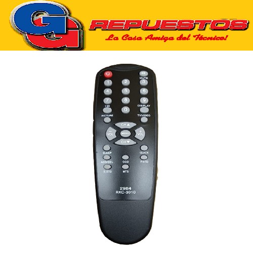 CONTROL REMOTO TV ADMIRAL MP1023 2984