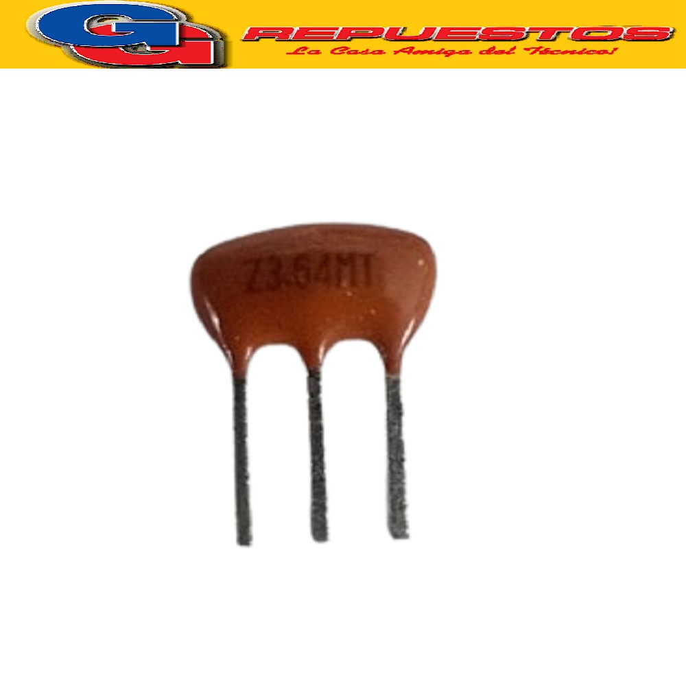 RESONADOR CERAMICO RKZ 364 3 PATAS