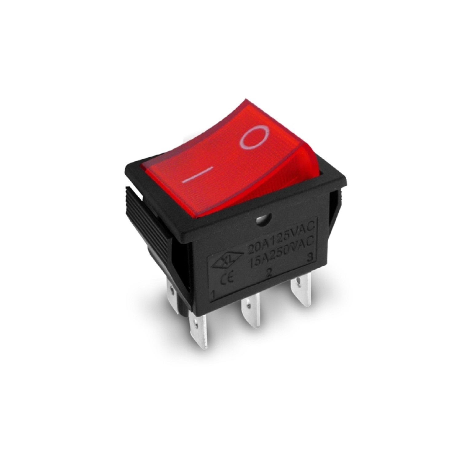 LLAVE CALOVENTOR LUZ ROJA - 6 CONTACTOS -