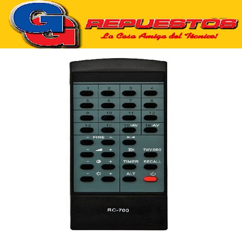 CONTROL REMOTO CONVERSOR GENERAL ELECTRIC.RC700 2772