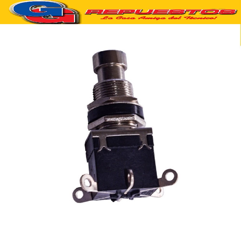 PULSADOR AUTORETENIDO LLAVE FOOT SWITCH 2 INVERSOR ON-ON 6 P ATAS 2A 250V D=12mm METALICO LFS-202S 