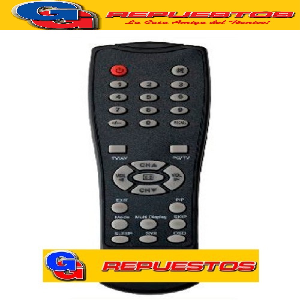 CONTROL REMOTO PLACA SINTONIZADORA ENCORE R6550