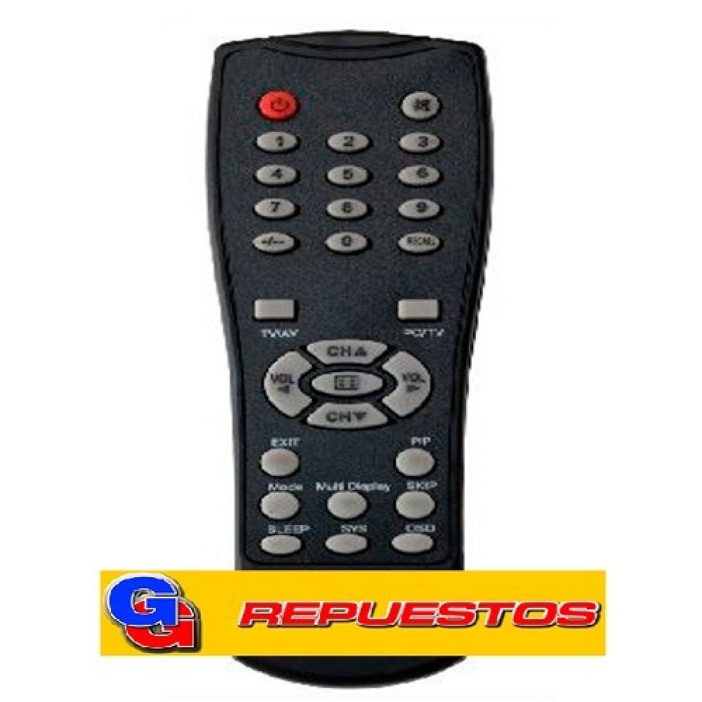 CONTROL REMOTO PLACA SINTONIZADORA ENCORE R6550