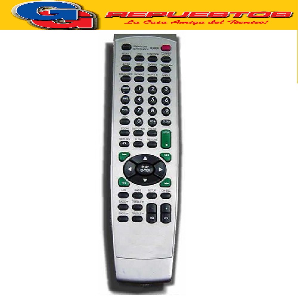 CONTROL REMOTO DVD NOBLEX 2806