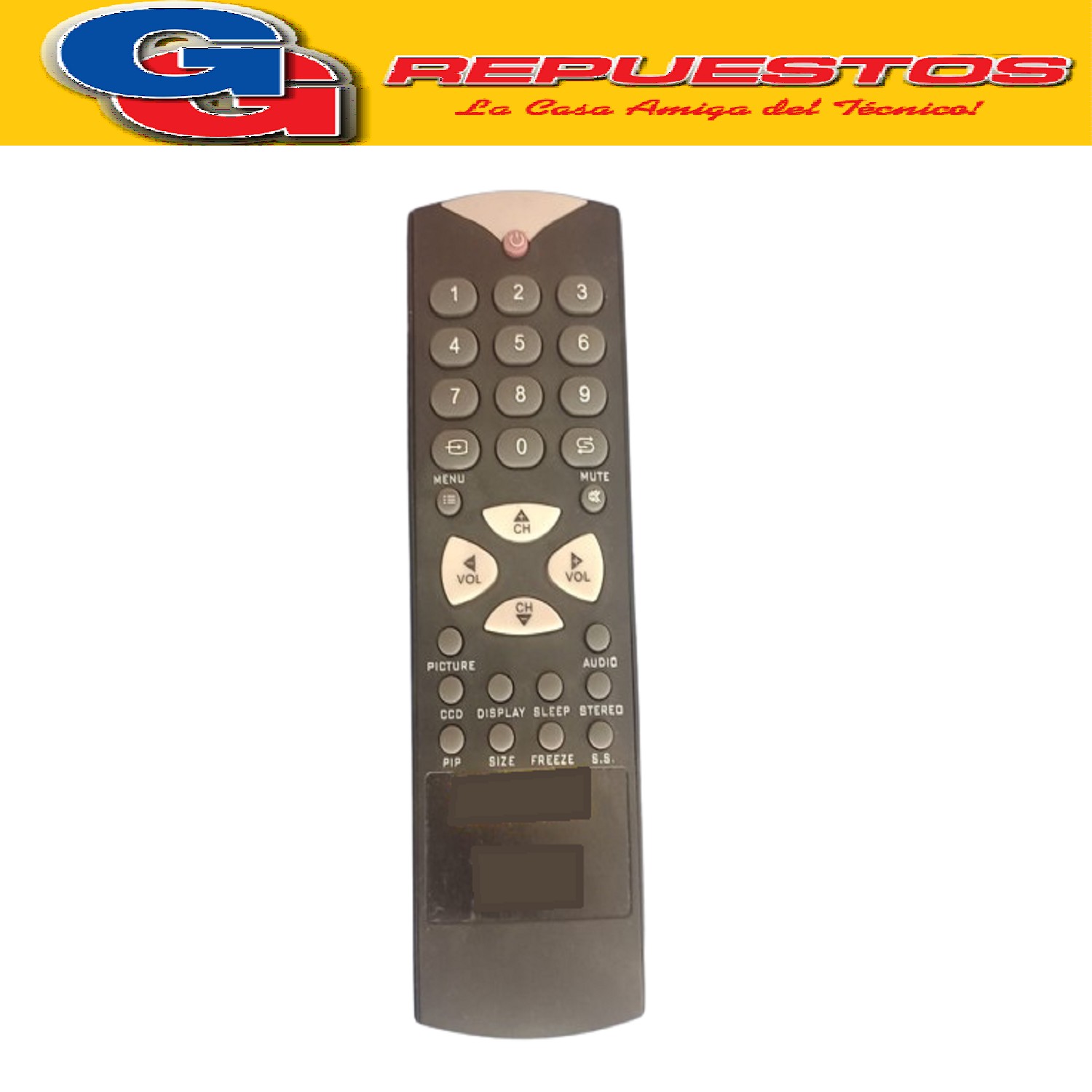 CONTROL REMOTO TV TAKUMA RC C13 PHILCO NOBLEX R6538 3538