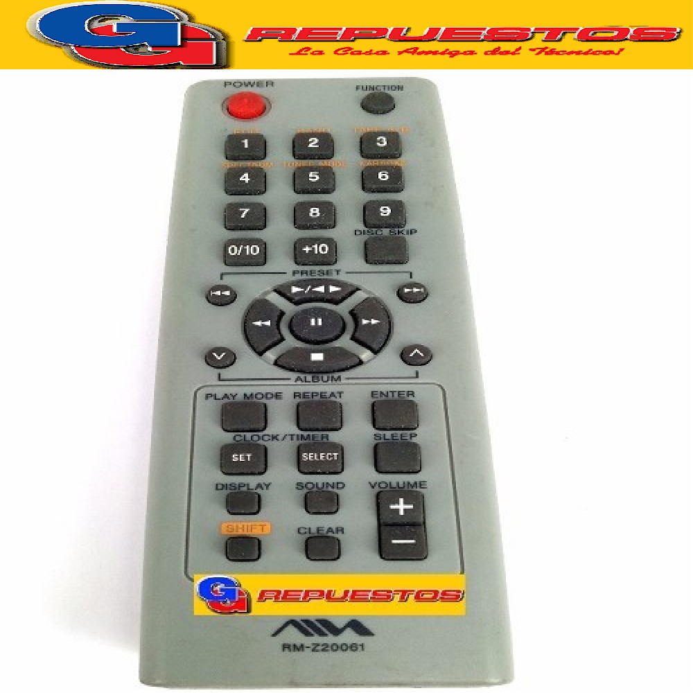 CONTROL REMOTO EQUIPO AIWA MP3059 ORIGINAL RNZ20004
RM-Z20061