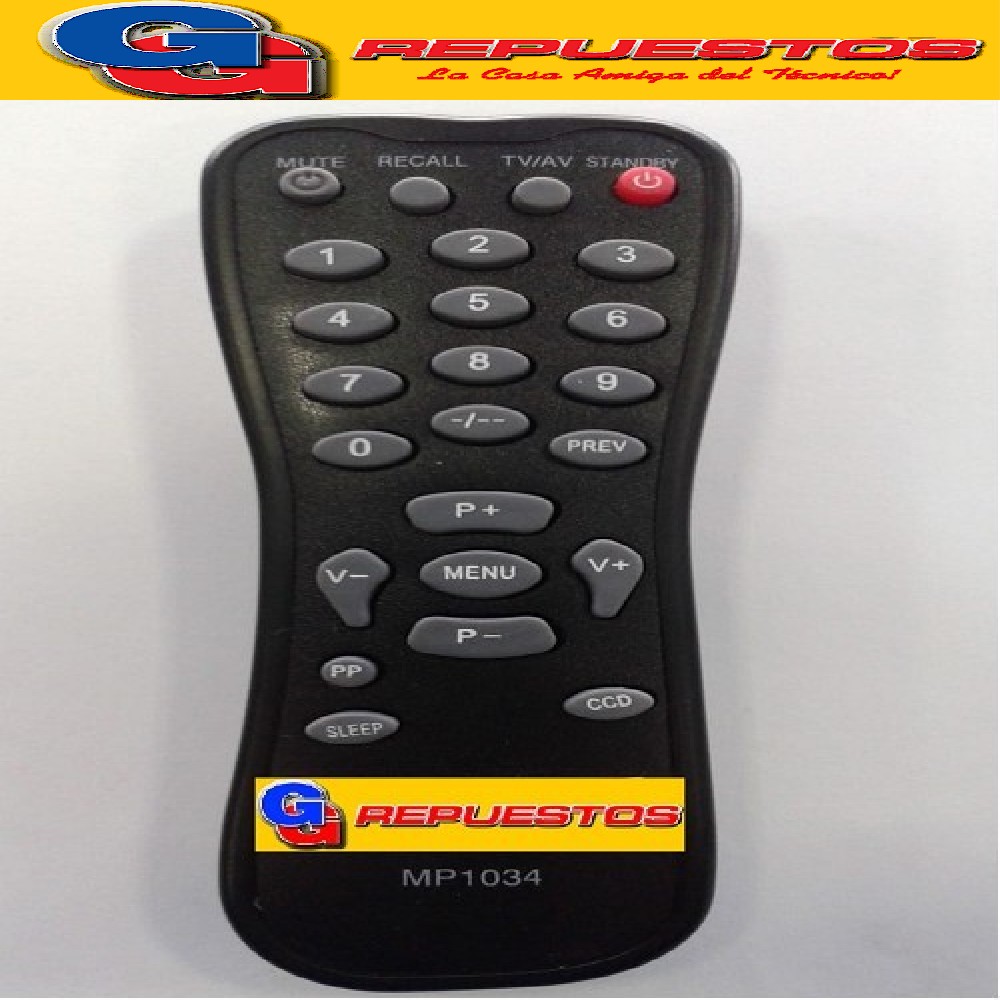 CONTROL REMOTO TV NOBLEX MP1034 NFSAA