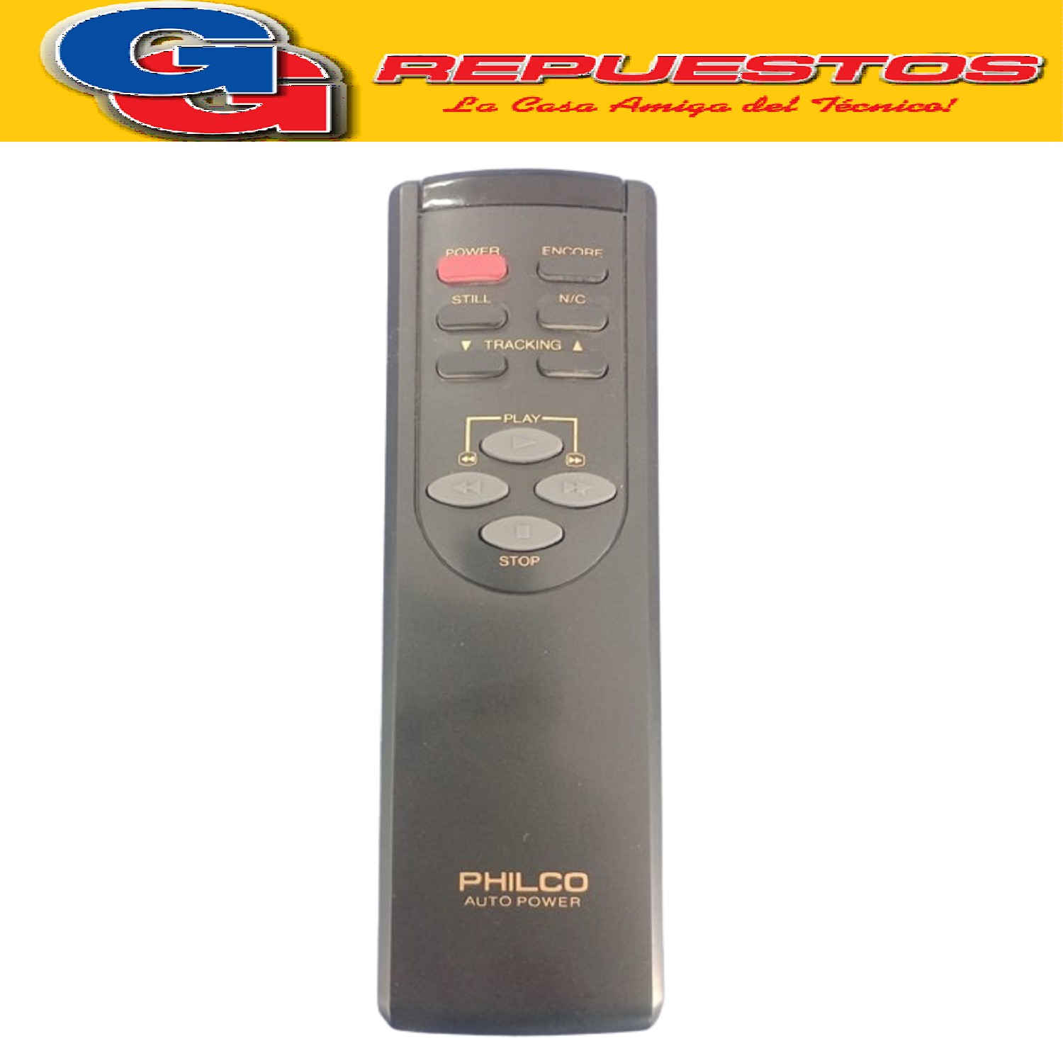 CONTROL REMOTO VIDEO SANSUI PHILCO MP6017 ORIGINAL 105-025