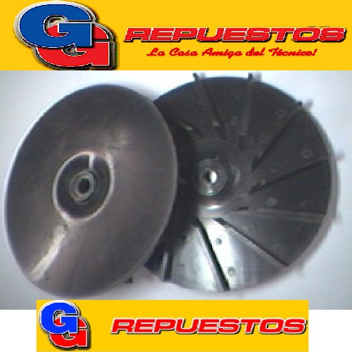 TURBINA ASPIRACION ENCERADORA ULTRACOMB CB II  LUSTRASPIRADORA  DIAMETRO 15 CM ALTURA TOTAL 1.5 CM  DIAMETRO DEL EJE 11  mm