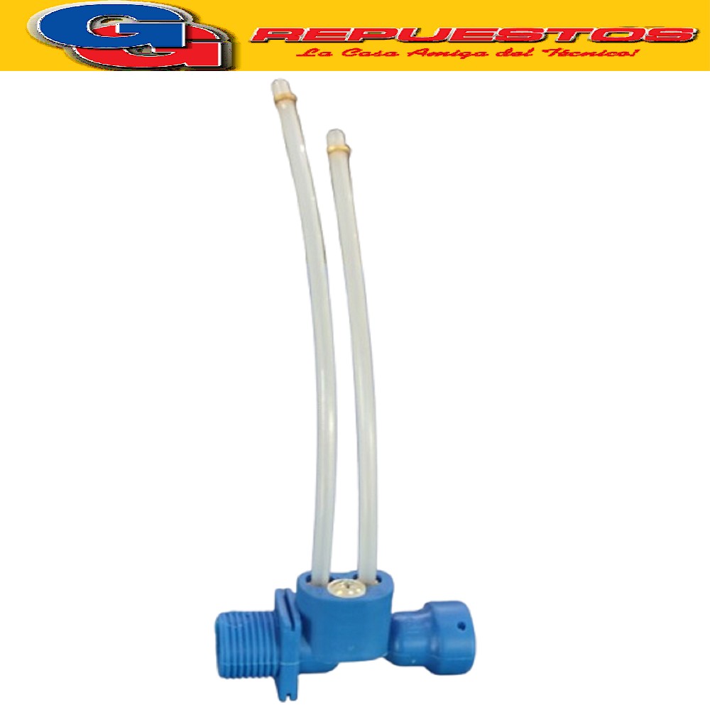 VENTURI DE 1/2 AZUL CON CAÑOS DE POLIAMIDA CALEFON ESCORIAL  MEDIDAS DE LOS POLIAMIDA DE 15 Y 14 CM