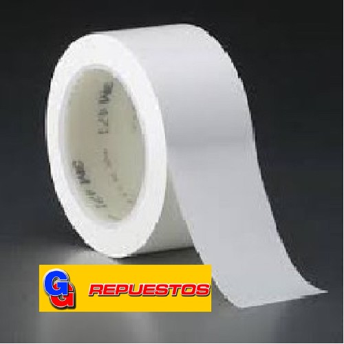 CINTA PLASTICA BLANCA 70MM X 0,12 mm X 20 Mts
