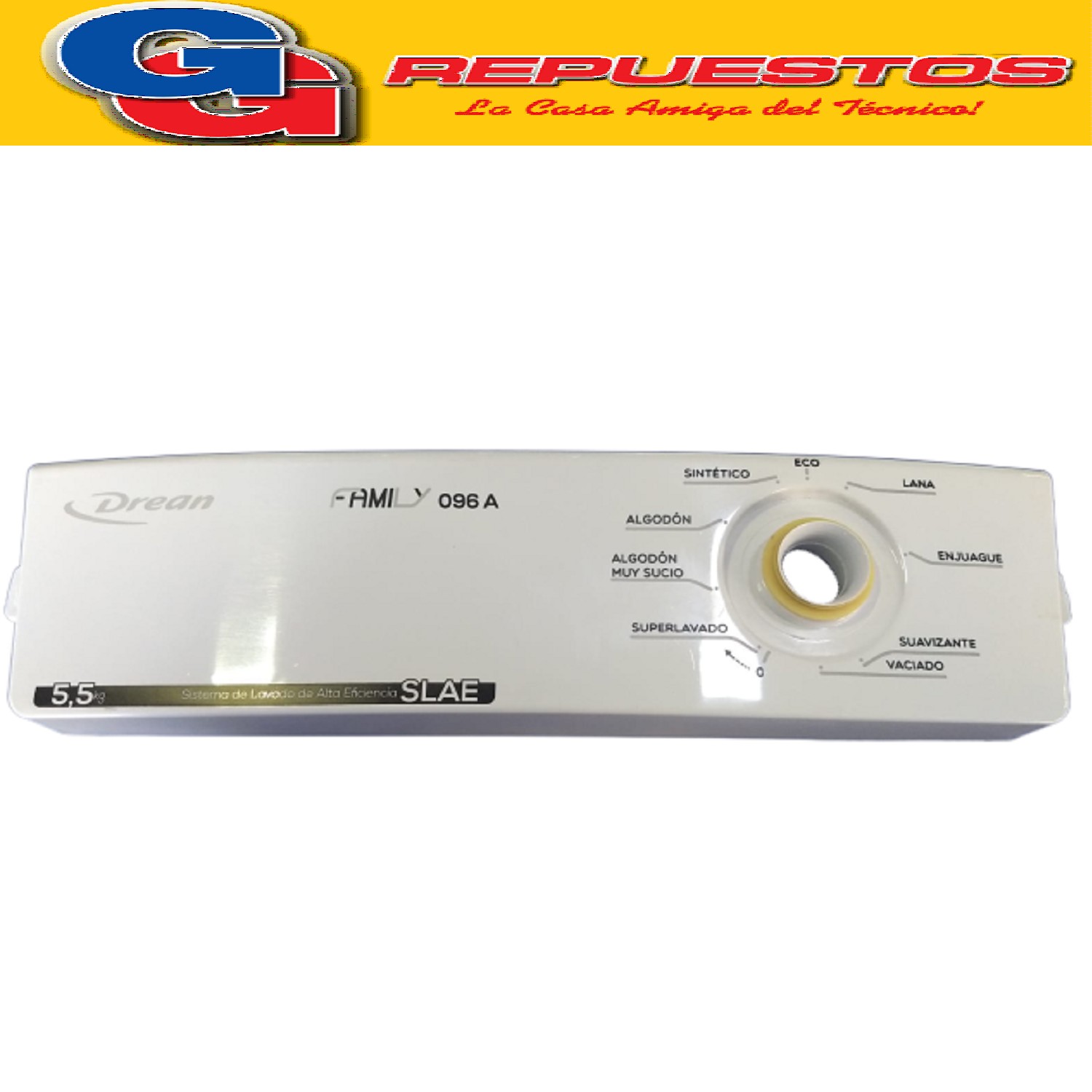 PANEL COMANDO LAVARROPAS DREAN FAMILY 096 A BITRON ORIGINAL  Cod Oriegn: 709802105 WW01L02433