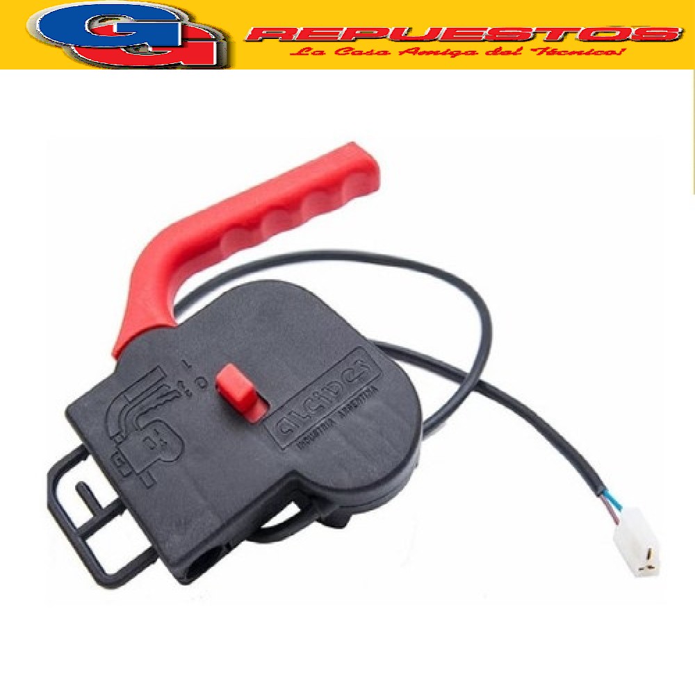 LLAVE INTERRUPTOR CON GATILLO CORTADORA DE CESPED CON CABLE