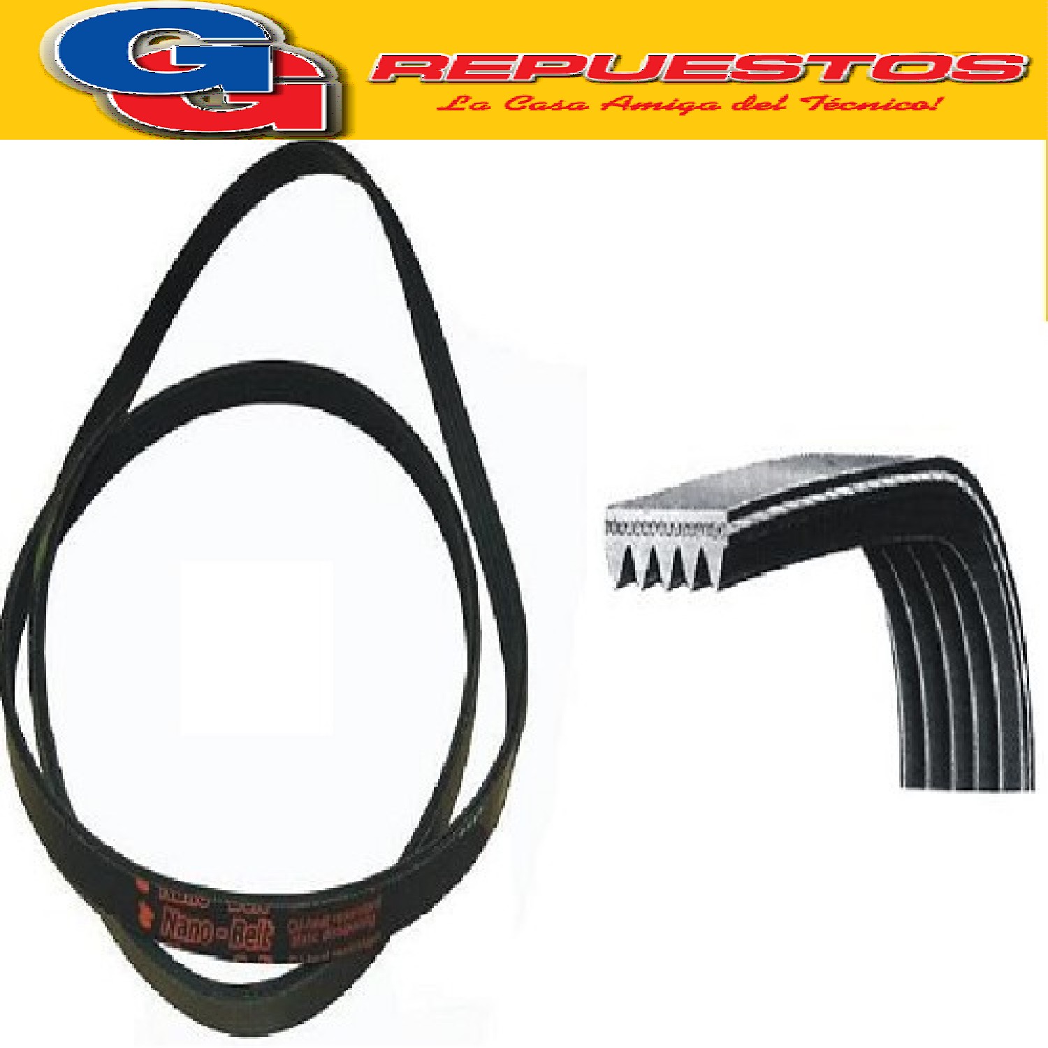 CORREA POLI-V 1228 J7 (ELASTICA) ELECTROLUX TURCO (MEGADINE) 1228 /1227 EWT600-EWT800-EWT1000 (EWFA055 MDGW)  TURQUIA