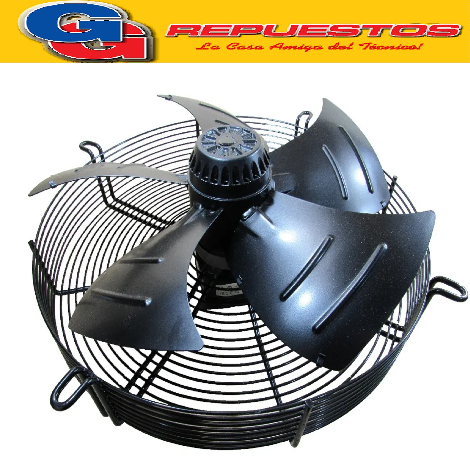 FORZADOR MOTOVENTILADOR 4D-550-50-B - TRIFASICO 380V SOPLANTE MOTOR PALA Y REJA DIAMETRO TOTAL 550MM