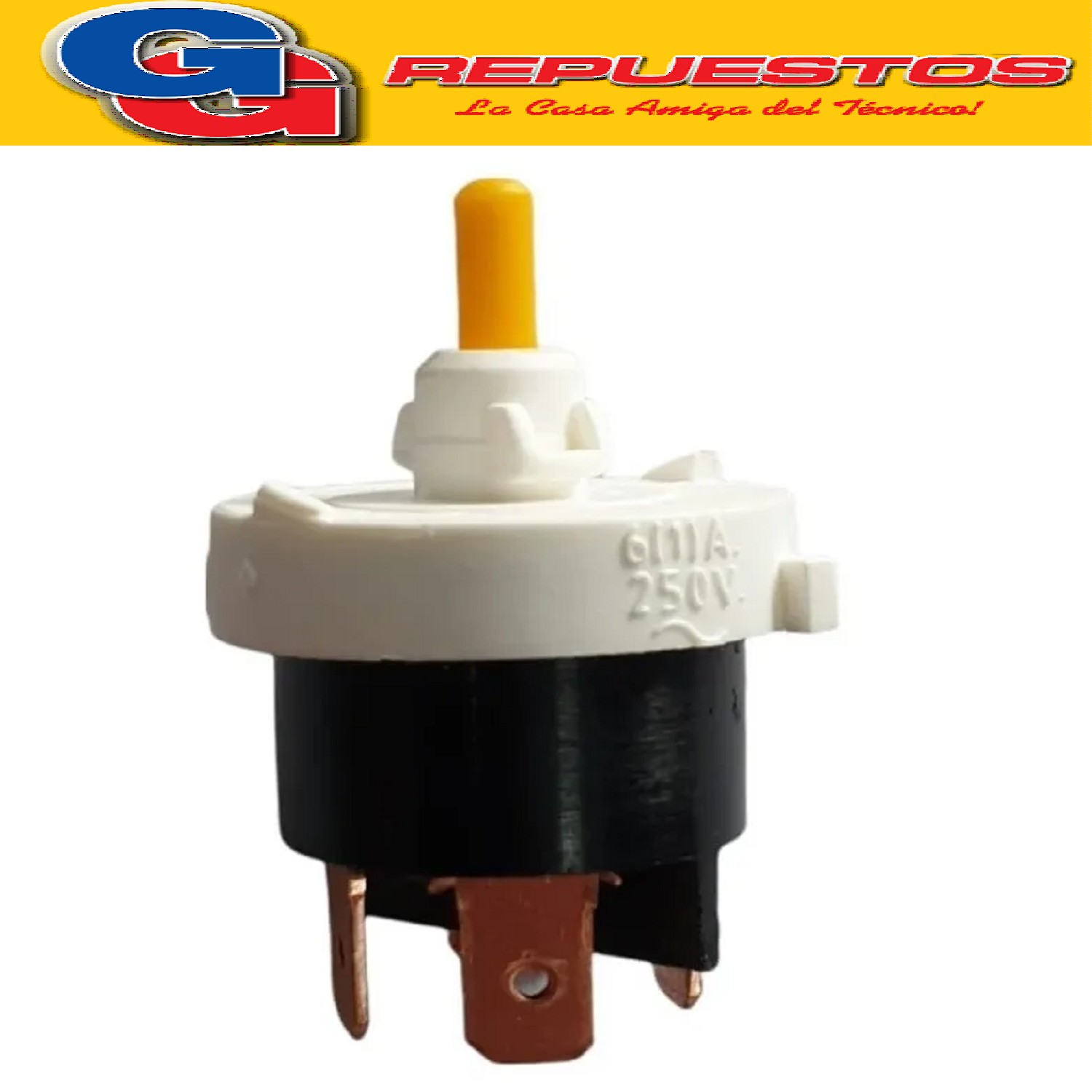 INTERRUPTOR PULSADOR CON 1/2 GIRO SECARROPAS KOHINOOR- PEABO DY STANDAR ELECTRIC LUMER COVENTRY SCB 6100 