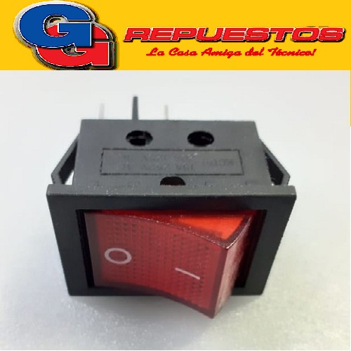 LLAVE TECLA 4 CTOS 15 A 250 V C/NEON IMP