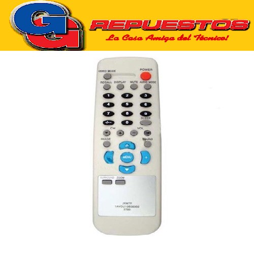CONTROL REMOTO TV SANYO NOBLEX PHILCO JXMTF (2785) 12785 LINEA ECONOMICA