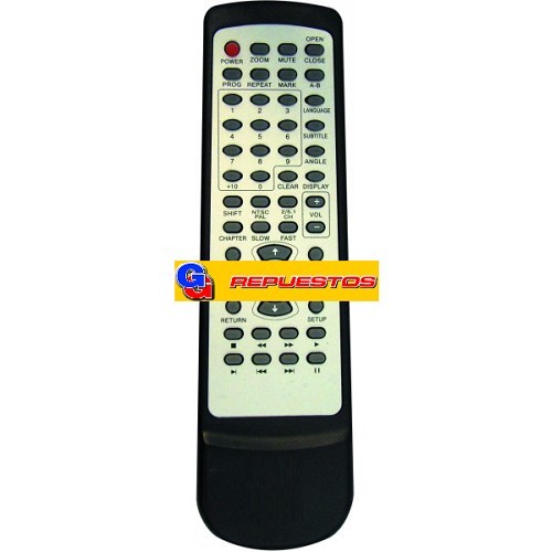 CONTROL REMOTO DVD TOP HOUSE 2 2768