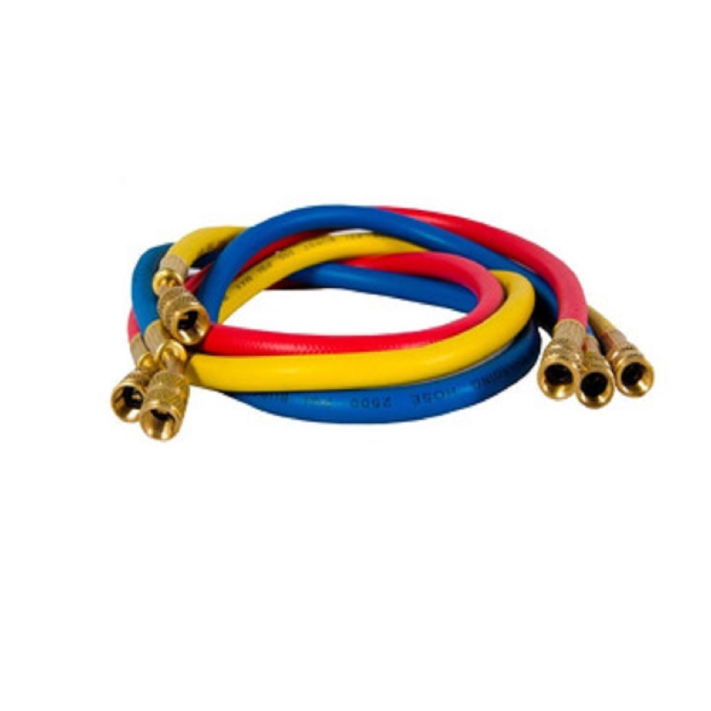 JUEGO MANGUERAS MANIFOLD 3 X 90cm-R410A-BlueStar MANIFOOL