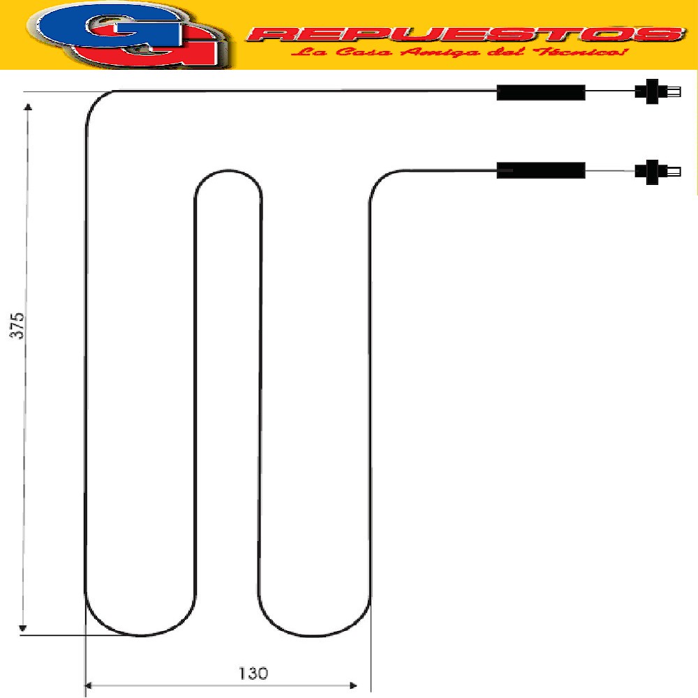 RESISTENCIA HELADERA modelo 202 GARDENIA-1503 220V 22W