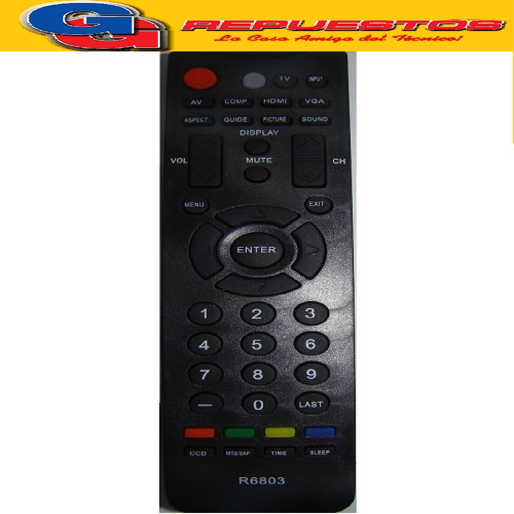 CONTROL REMOTO LCD-LED BGH TELEFUNKEN HISENSE 3803 ER3120 ER-31201B