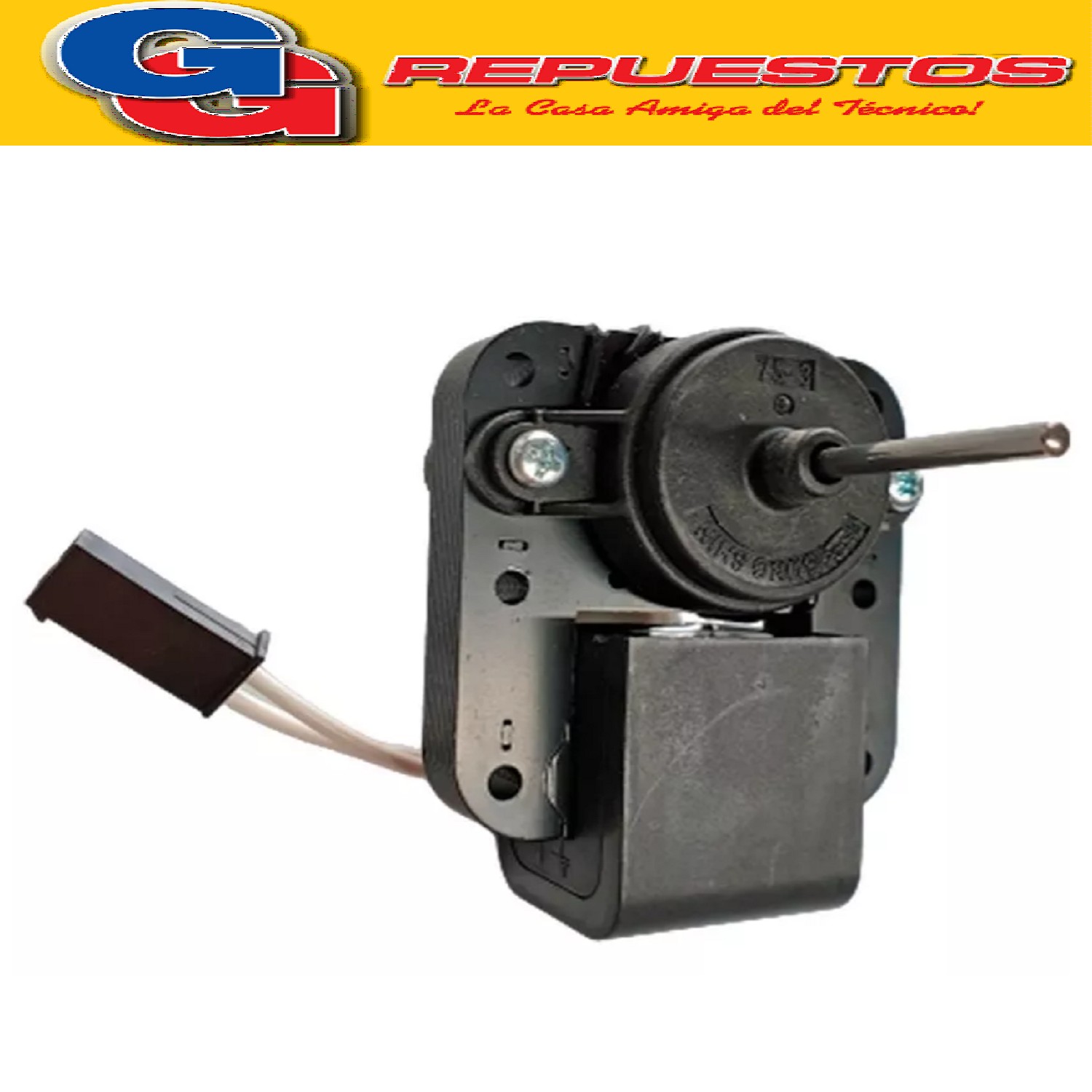 FORZADOR HELADERA NO FROST GAFA 220 VOLTS -/MOTOR VENTILADOR 4.2 W DIAMETRO DEL EJE 3 mm LARGO DEL EJE 29 mm HGNF260-HGNF300-HGNF7300-HGNF7500-HGNF7200 H250-H270NF-DF30-DF35-DF3000-DFN3000- ELECTROLUX DF3900-DF3500 (C/CONECTOR de 220v 50/60hz Sin palas T/ORIGINAL) Note descrittive: Eje de 3mm diam. 26mm de largo Sin palas Cod.Origen:Produttore: China (61103D-2Z) 220v 50/60hz 