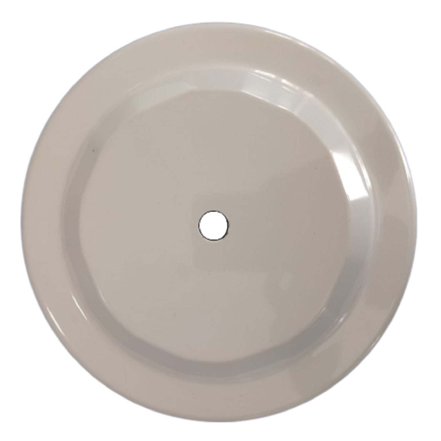 CAPUCHON CUBRE MOTOR VENTILADOR DE TECHO METALLICO BLANCO
