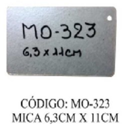 MICA PARA MICROONDAS 11 X 6.5 CM 1 AGUJERO