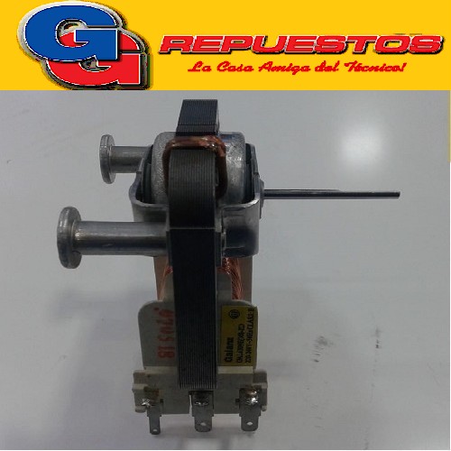 MOTOR VENTILADOR MICROONDAS EJE MEDIA CAÑA LARGO FORZADOR (LARGO EJE 35mm / DIAMETRO EJE 2.5mm) MO510 220V 0.20 A 44W