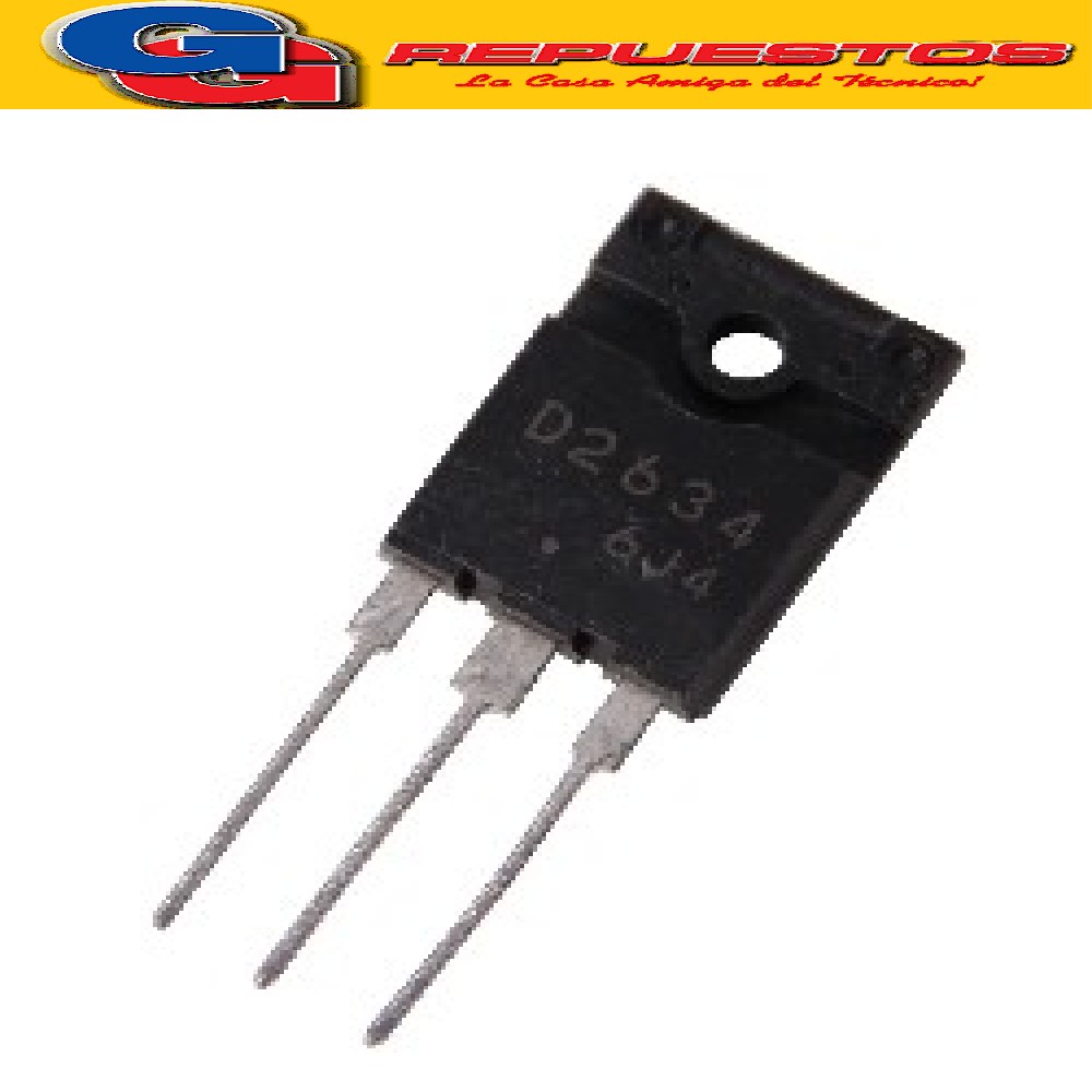 TRANSISTOR NPN 2SD2634 NPN ( 800V/ 8A - C/DAMPER HORIZONTAL