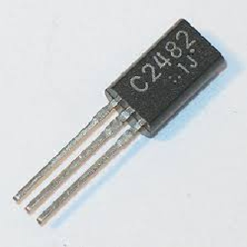 TRANSISTOR NPN 2SC2482 300V 100mA 900 mW (HIGH VOLTAGE SWITCHING AND, COLOR TV HORIZ. DRIVER, CHROMA OUTPUT APPLICATIONS)
