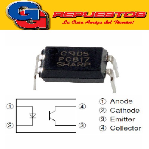 OPTO ELECTRONICA PC817 OPTOACOPLADOR EL817